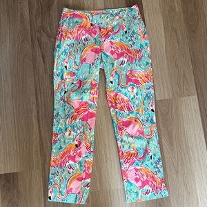 Lilly Pulitzer Vibrant Flamingo Pants